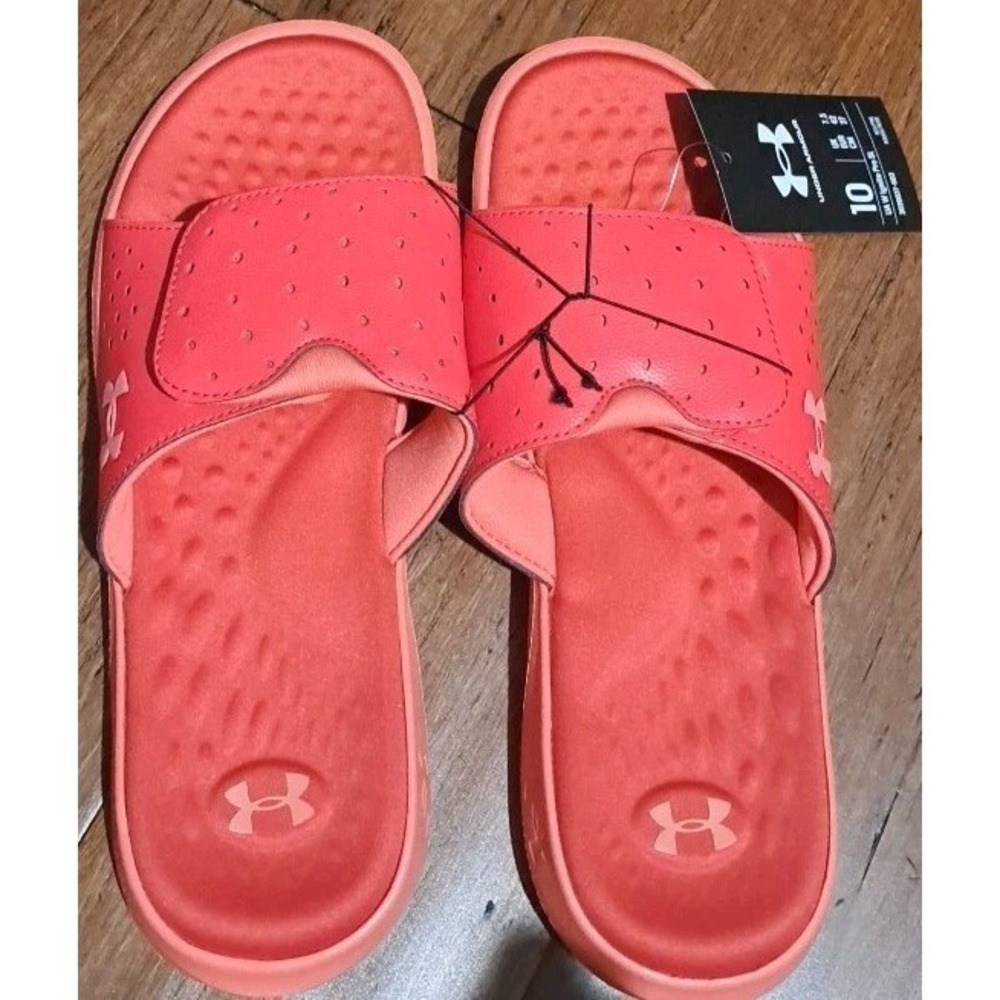 NWT Womens Under Armour Sz 10 UA Ignite Pro SL Red/Pink  MSRP 40 Athleticore